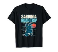 Road Trip Gifts Isola Sardegna Loop Adventure Maglietta