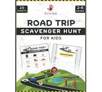 Road Trip Scavenger Hunt for Kids: Fun & Educational Car Ride Adventures with Completion Certificates for Outdoor Road Trips | Itz for Kidz
