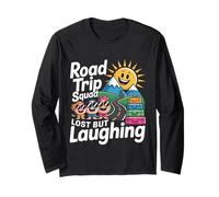 Road Trip Squad Lost But Laughing Divertimento di Viaggio - Maglia a Manica