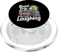 Road Trip Squad Lost But Laughing Divertimento di viaggio - PopSockets PopGrip per MagSafe