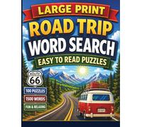 Road Trip Word Search: 100 Easy-to-Read Large Print Puzzles