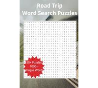 Road trip Word Search Puzzle Book: Word searches with easy to read large print about road trips, camping, and vacations.
