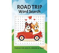 Road Trip Word Search Puzzle Book: Word Searches with Easy to Read Print about Road Trip, Summer Trip, Family Time and More (6x9 inches, 110 pages, ... Gift for Vacations, Holidays and Free Time