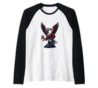 Road Warrior Eagle Spirito della libertà Maglia con Maniche Raglan