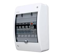 RoadEu - Centralini e quadri di distribuzione da parete 230V con Interruttore Differenziale - Interruttori magnetotermici "C" 16A e 10A Scatola portafusibili - Quadro di Distribuzione