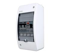 RoadEu - 'Interruttore di protezione, distributore di corrente, Quadro Elettrico con Differenziale 40A 2P Tipo A/AC e LS B16A, B10A, Centralino 230V