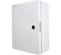 RoadEu - Scatola di derivazione IP65 250x330x130mm - Quadro elettrico da parete con sportello con chiave, piastra di montaggio e guida DIN - Per esterni e applicazioni industriali