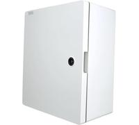 RoadEu - Scatola di derivazione IP65 350x300x165mm - Quadro elettrico con sportello con chiave, piastra di montaggio e guida DIN - Per installazioni da parete esterne e industriali