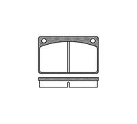 Pastiglie freno Assale anteriore 2042.00 ROADHOUSE per VOLVO 140 240 260 164