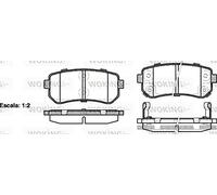 Roadhouse 21209,02 Coppia Di Pastiglie Per Freni