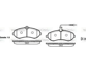 Roadhouse 21292,01 Coppia Di Pastiglie Per Freni