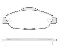 Roadhouse 21323.00 gioco di pastiglie dei freni