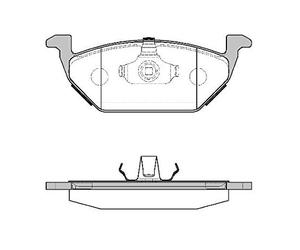Roadhouse 2633.00 Set di pastiglie freno