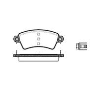 Roadhouse 2726.00 Set di pastiglie freno
