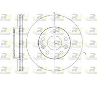 ROADHOUSE 2X Disco Freno Ø269Mm Anteriore Ventilato Per Dacia Duster 61478.10