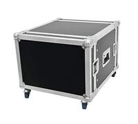 Roadinger 30109112 Rack Professionale 8He con Ruote, 45 cm