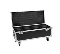 Roadinger Flightcase 2x LED TMH Bar-S120 con ruote girevoli