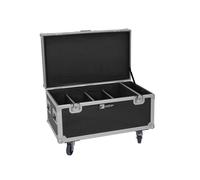 ROADINGER Flightcase - 4 custodie multiflood IP 8 x 10 W RGBW Wash | cassapanca con ruote girevoli