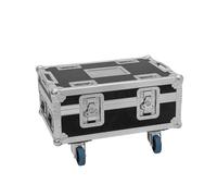 ROADINGER Flightcase BAS-1 8 X SILENT PAR 6 QCL Floor | Baule Case con ruote girevoli, versione PRO