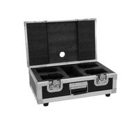 ROADINGER Flightcase per 4 AKKU Dot 1 RGB/WW con QuickDMX e Caricamento Integrat