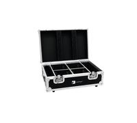 ROADINGER Flightcase per 4 AKKU TL-3 Trusslight con QuickDMX e Funzione di Ricar