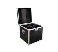 ROADINGER Flightcase Professionale per 4 PAR-64 Spot - Custodia in Legno Multist