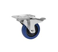 ROADINGER Rotella girevole RD-100B 100 mm blu con freno