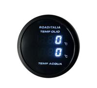 Roaditalia doppia lettura temp.olio/temp. acqua bianco COD.2007 52mm