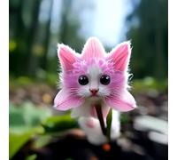 Roadoor Cat Face Orchidee Samen Seltene Orchidee Mehrjährige Blumen Samen Nicht-Gvo Duft Orchidee Samen Anziehen Kolibriden Schmetterlinge für Innenbalkon Garten im Freien F 500 Pezzi