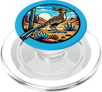 Roadrunner Desert Cactus Chapparal Uccello PopSockets PopGrip per MagSafe