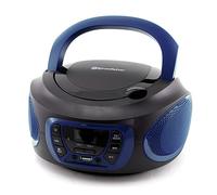 Roadstar - CDR-365 U-BL - Radio portatile stereo FM + lettore CD - Blu