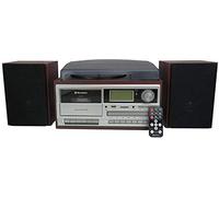 Roadstar HIF-8892DBT Microsistema con giradischi Hi-Fi vintage CD/Bluetooth/USB/AUX