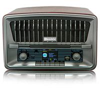 Roadstar HRA-270CD+BT Microsistema vintage CD/Bluetooth/AUX/USB Nero