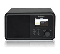 Roadstar IR-390D+BT/BK Radio Internet Wi-Fi e digitale Dab/Dab+/ FM, Bluetooth, caricatore USB, telecomando, connessione auricolari, sveglia con doppio allarme, nero