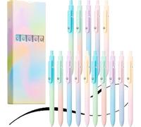 Roadtheside/Halreactody/Runaivete/Specialliy/Crucialass 5 Penne a Inchiostro Gel, Sfera Con Punta Media Da 0,7/0,5 Mm, Penna Ad Asciugatura Rapida per Una Scrittura Fluida, Nebula Cute(3Set,0.7MM)