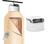 Roadtime Asciugatrice Portatile,Mini Asciugatrice Pieghevole con Pompa di Calore,Asciuga Panni Elettrico aria calda con 8H Timer/sterilizzazione UV/Spegnimento Automatico,per casa,viaggio, campeggio