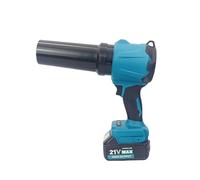 Roadtime Mini soffiatore turbo a batteria per Makita 18 V batteria (senza batterie), 38000 giri/min, senza spazzole con ugello, spazzaneve portatile senza fili per foglie, polvere, tastiera, campeggio