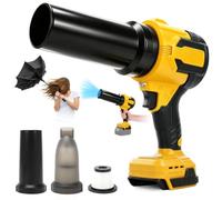 Roadtime Soffiatore Aspiratore per Foglie per DeWalt 20V(senza Batteria) | Motore Brushless 31.330 Giri/min,Max 560 CFM, 3 Velocità, Regolazione Continua, 2 in 1 per foglie, polvere, cura del veicolo