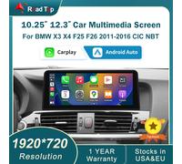 RoadTop 12.3 ''Wireless Carplay Multimedia Linux Touch Screen Per BMW X3 F25 X4 F26 2011-2016 CIC NBT Android auto Auto Link