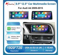 RoadTop 8.9 '' 12.3 '' Wireless CarPlay Android Auto Multimedia Linux Schermo Per Audi A4 2009-2015 con Airplay Autoolink Funzioni