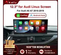 RoadTop Per Audi A6 A7 2016-2018 MHI2 MIB2 12.3 pollici Wireless CarPlay Multimedia Linux Touch Screen Airplay Funzione Autoolink 12.3 MHI2 LHD