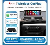 RoadTop Wireless CarPlay Android Auto Per BMW Serie 1 E81 E82 E87 E88 2008-2012 CIC con Specchietto Link AirPlay Car Play Funzioni