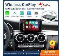 RoadTop Wireless CarPlay Android Auto per Mercedes Benz Classe C e GLC-NTG5.0 2015-2018 con Mirror Link AirPlay Car Play