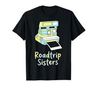 Roadtrip Sisters - Fotocamera istantanea da Viaggio in Montagna Maglietta