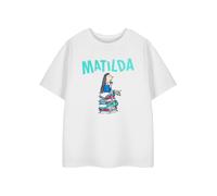 Roald Dahl Bianco Matilda T-shirt a maniche corte Unisex Bambini