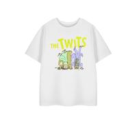 Roald Dahl Bianco The Twits T-shirt a maniche corte Unisex Bambini