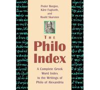 Roald Skarsten Richard E. Whitaker Peder Borgen The Philo Index (Tascabile)