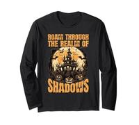 Roam Through Realm of Shadows Halloween Vacation Traveling Maglia a Manica