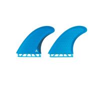 ROAM Twin Fin Set Medium One Tab Blu Surfboard Fin Futures