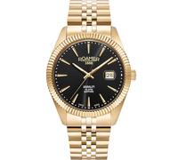 Roamer Orologio da uomo analogico al quarzo Amalfi Gents 852833 acciaio inossidabile, Oro/Oro/Nero - 852833 48 55 20, Bracciale